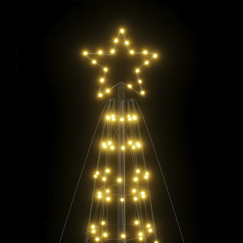 Albero di Natale | Decorazioni natalizie a LED con Punte 1534 LED Bianco Caldo 500 cm
