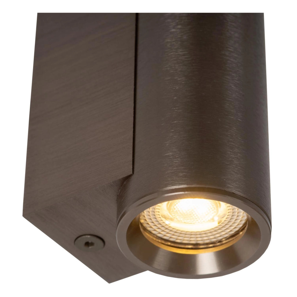 Applique a tubo da parete DUPLA 1xMR11 bronzo Lucide