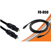 Trade Shop - Cavo Otg Ottico Coassiale Segnale Audio Digitale 5 Mt Per Tv Lettori Dvd Fo-d50 -