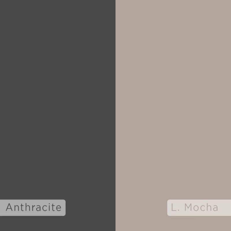 Scarpiera Sunno light mocha con anta colore antracite