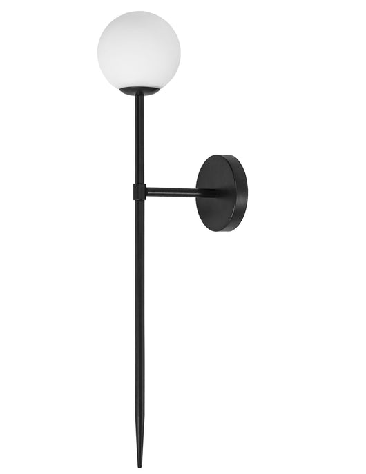 Lampada Da Muro Nero Moderno 75cm APP579-1W
