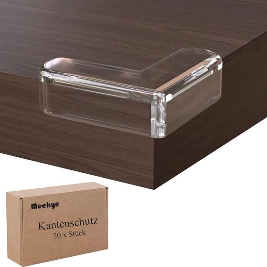 Corrimano per tavolo - 20x Corrimano autoadesivo - Corrimano per angolo - Corrimani per tavolo - Protezione angolare - Protezione di bordo - Protezione con schiuma di spessore - Sicurezza per bambini - Sicurezza per bambini