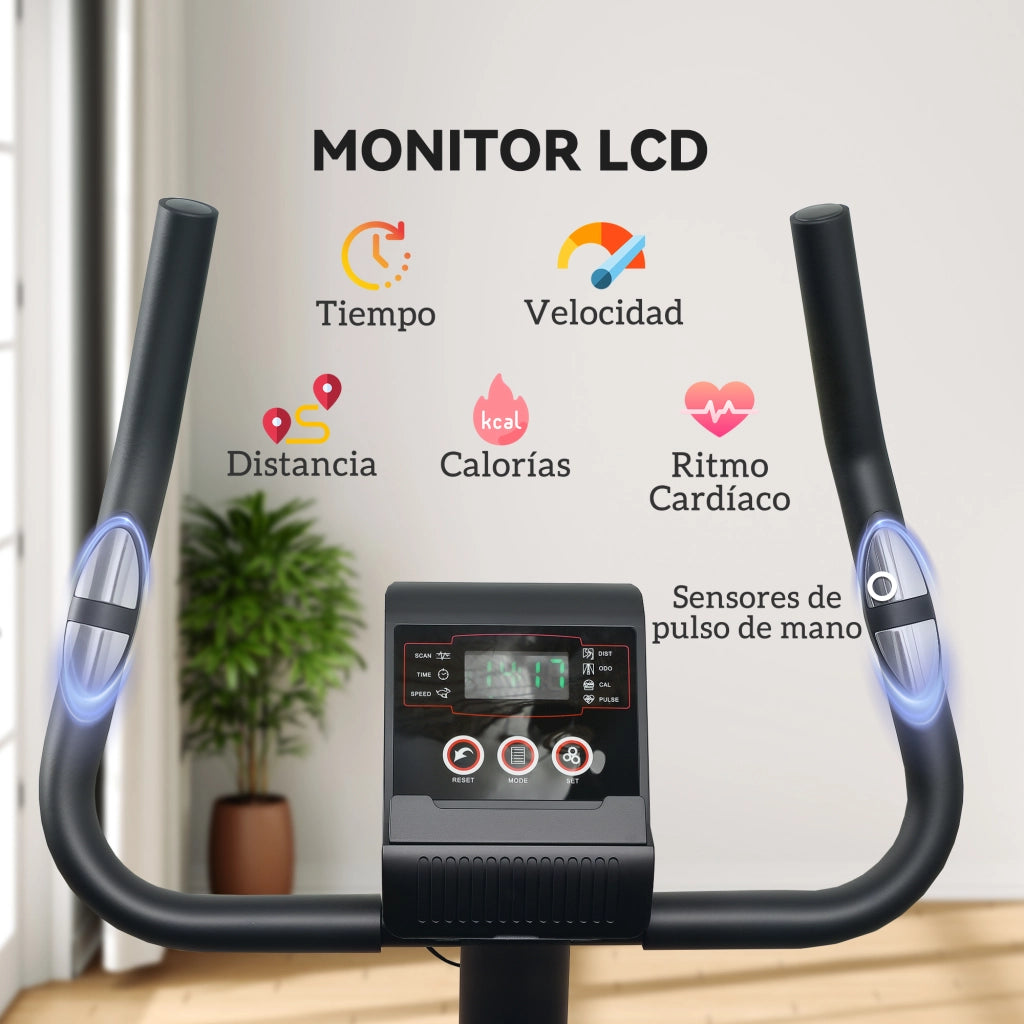 Bicicletta Fitness ¨C Minimal ¨C 88x50.5x131.5 cm Nero