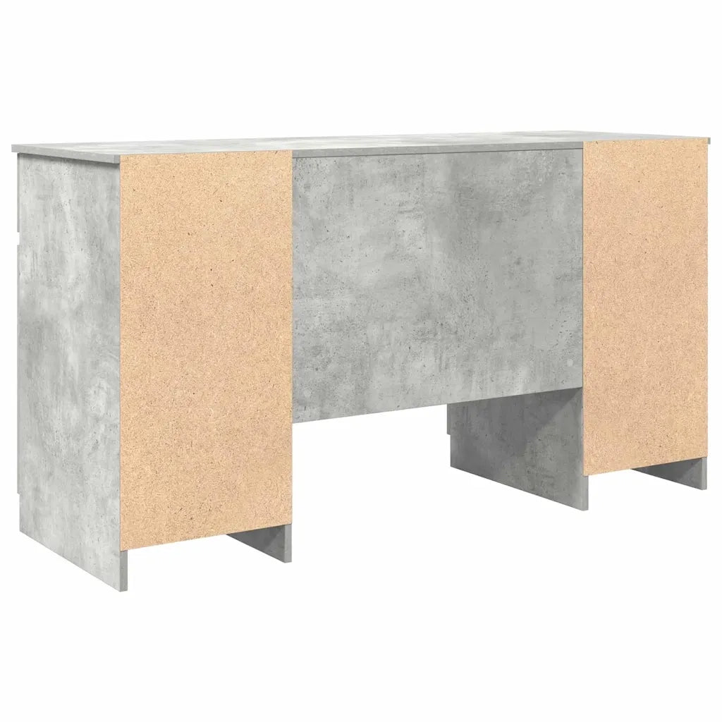 Scrivania Grigio cemento 140 x 49 x 76 cm Legno multistrato 3328510