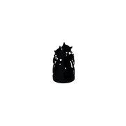 Portabicchiere metallo gatti nero tondocm ø8h13.5