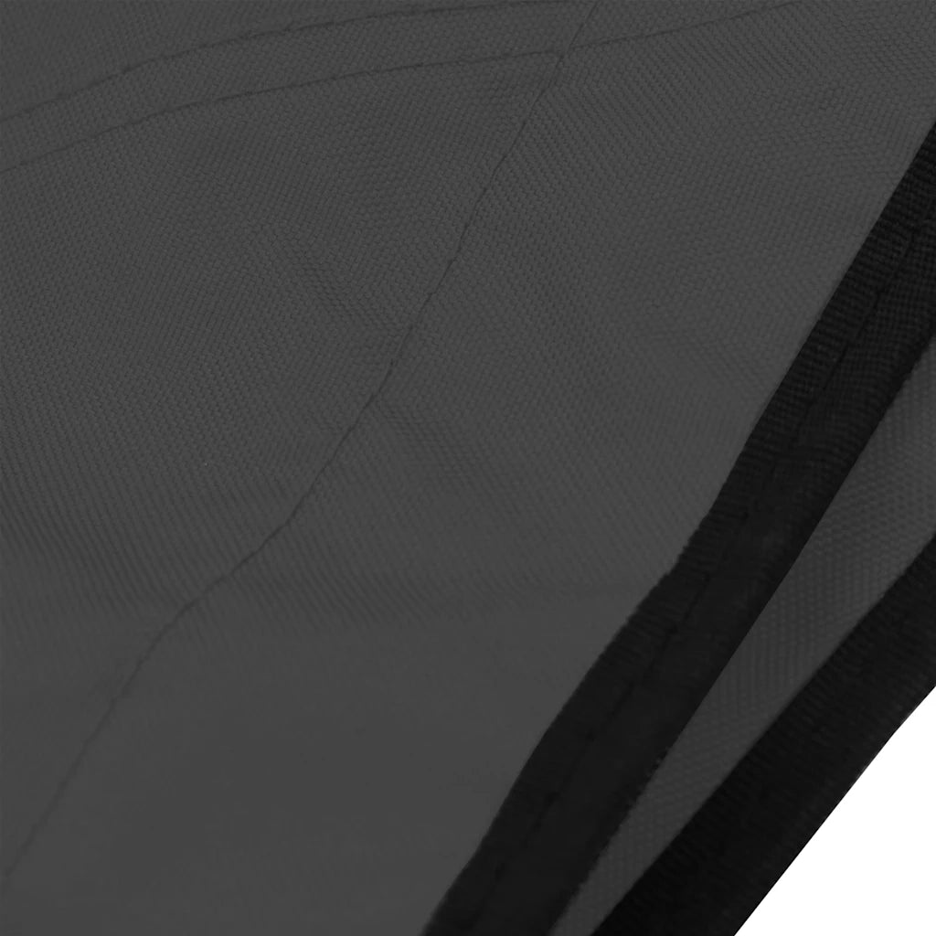 Bimini di Prua con Tendalino a 3 Archi Antracite 183x140x137 cm 93133