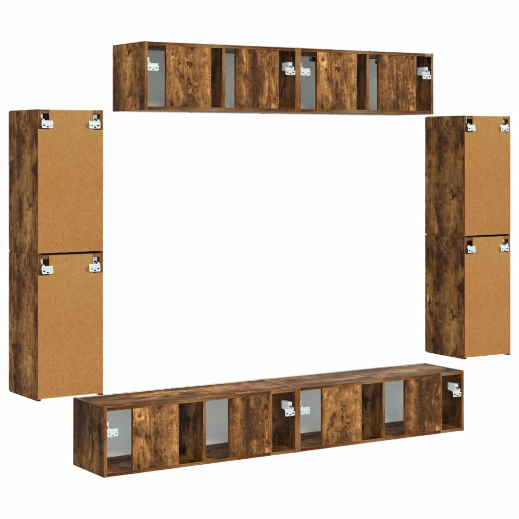 Mobile TV 8 pcs Rovere fumé