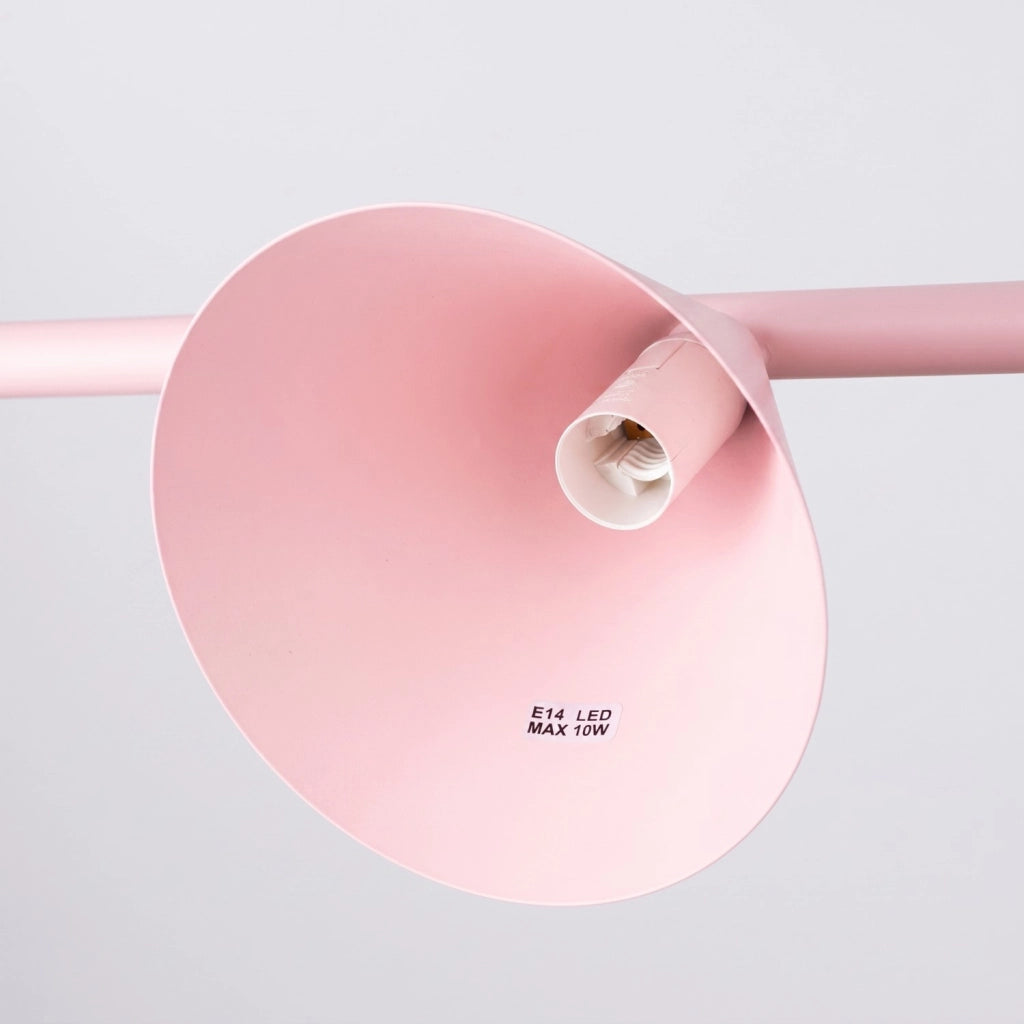 Lampadario NOX 4L rosa