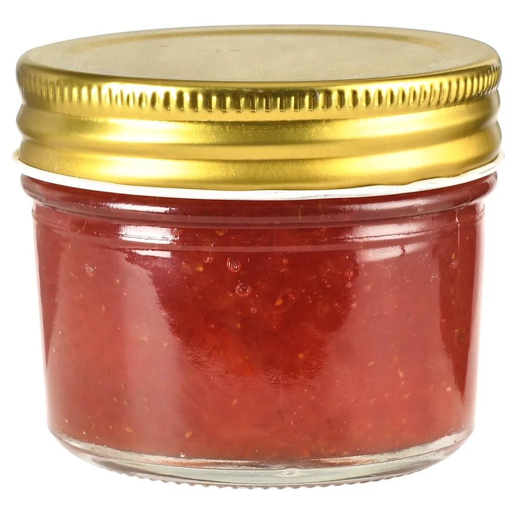 Vaso per Marmellata in Vetro Coperchio Oro 24 pz 110 ml CFW3144202