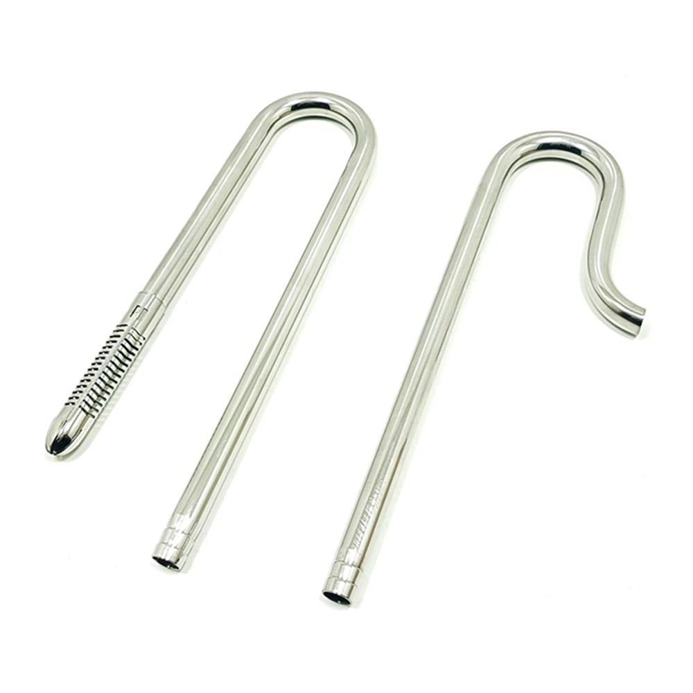 Whimar Stainless In-Out Adjustable Set In16/22 Out12/16 - Set in acciaio inox con mandata 12/16 e aspirazione 16/22