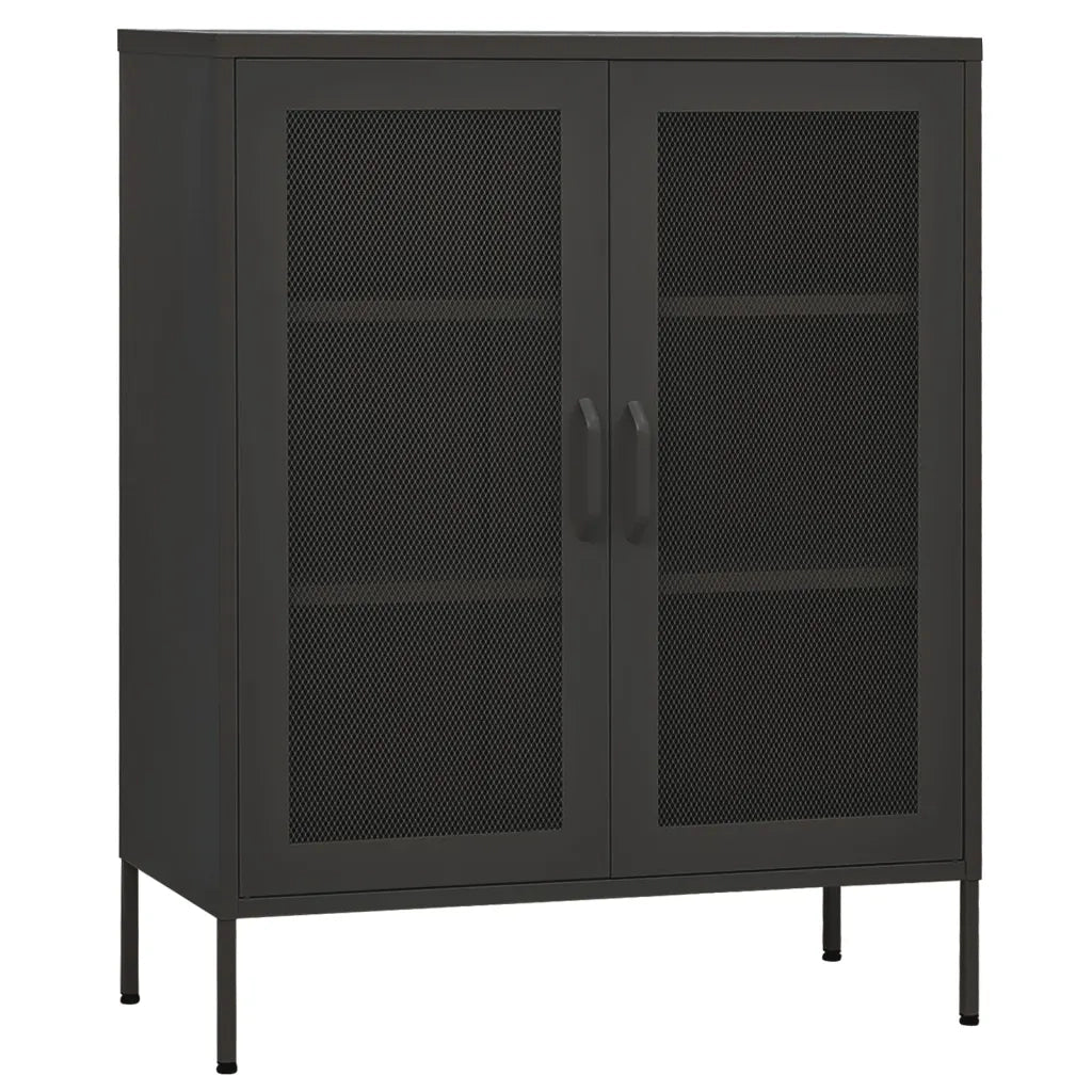 Armadietto Antracite 80x35x101,5 cm in Acciaio 336177
