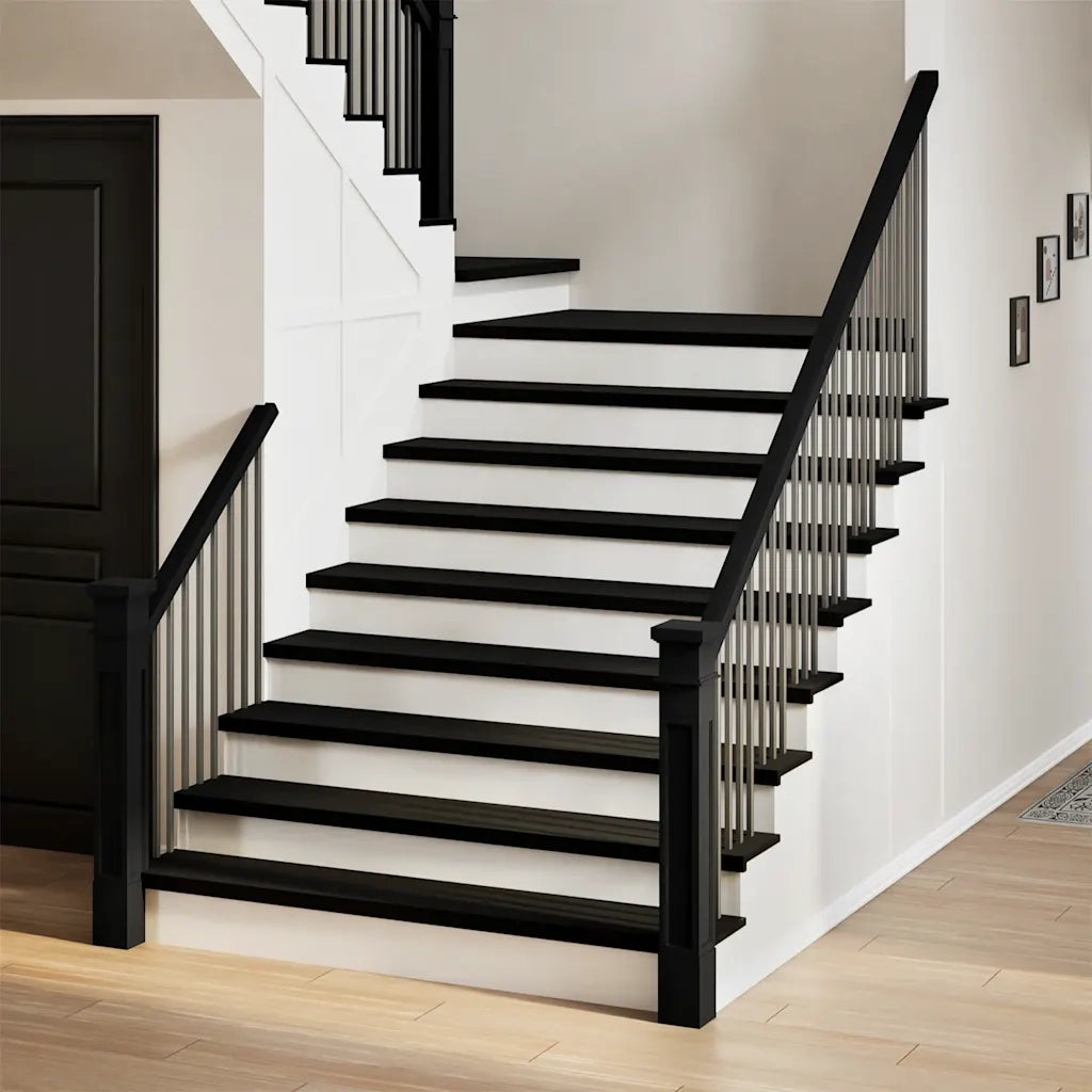 Gradini 20 pz Marrone Scuro 110x25x2 cm Legno Massello Rovere 3283065