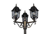 Lampione da Esterno Attacco E27 in Alluminio Ruggine