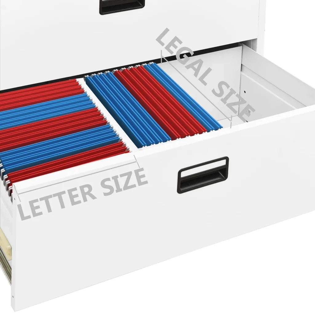 Armadio Classificatore Bianco 90x46x72,5 cm in Acciaio 336286