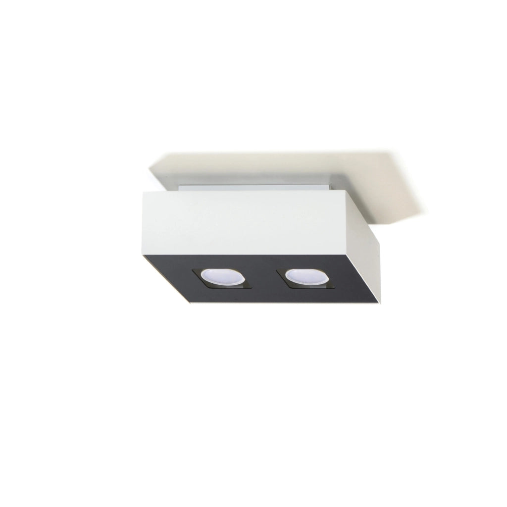 Plafoniera spot UNIKO 2 luci bianca Pure Lume GU10