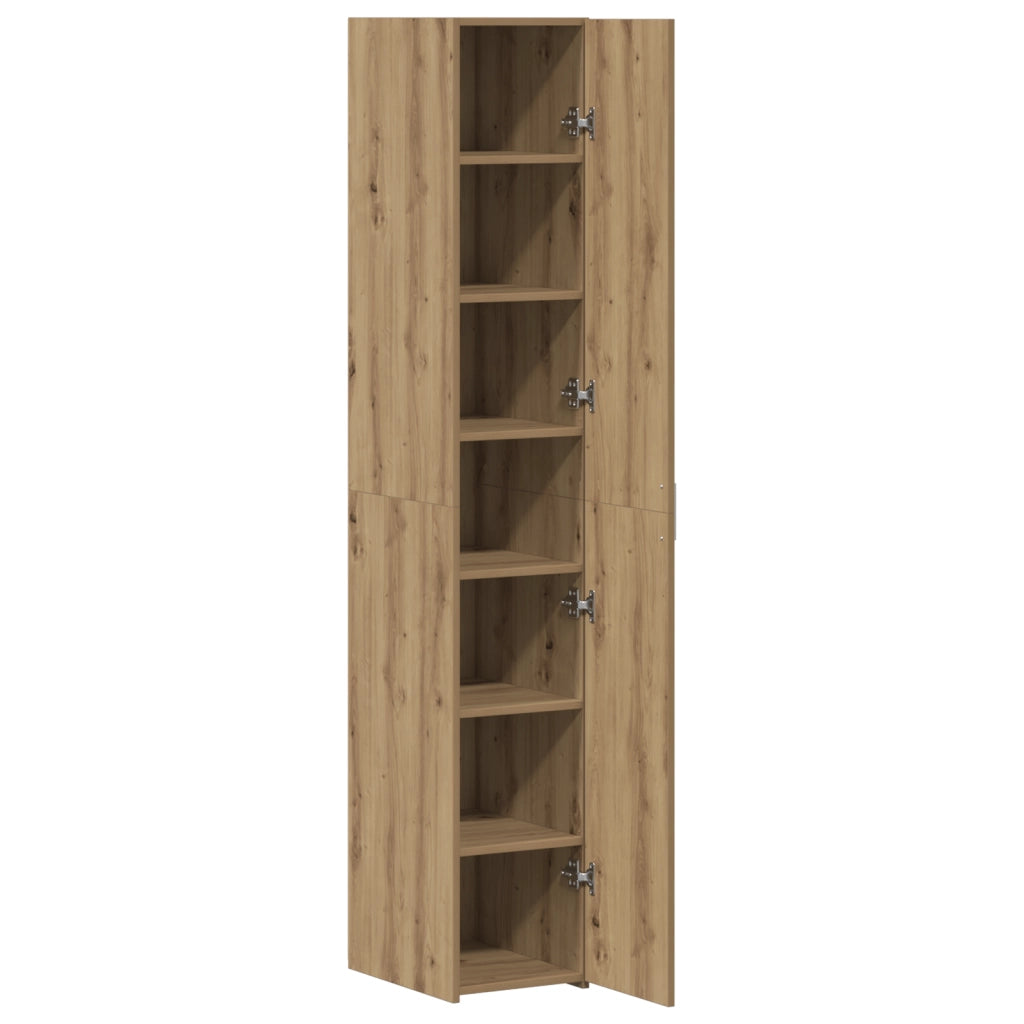 Credenza vitaXL Rovere Artigianale 30x42.5x185 cm Legno ingegnerizzato