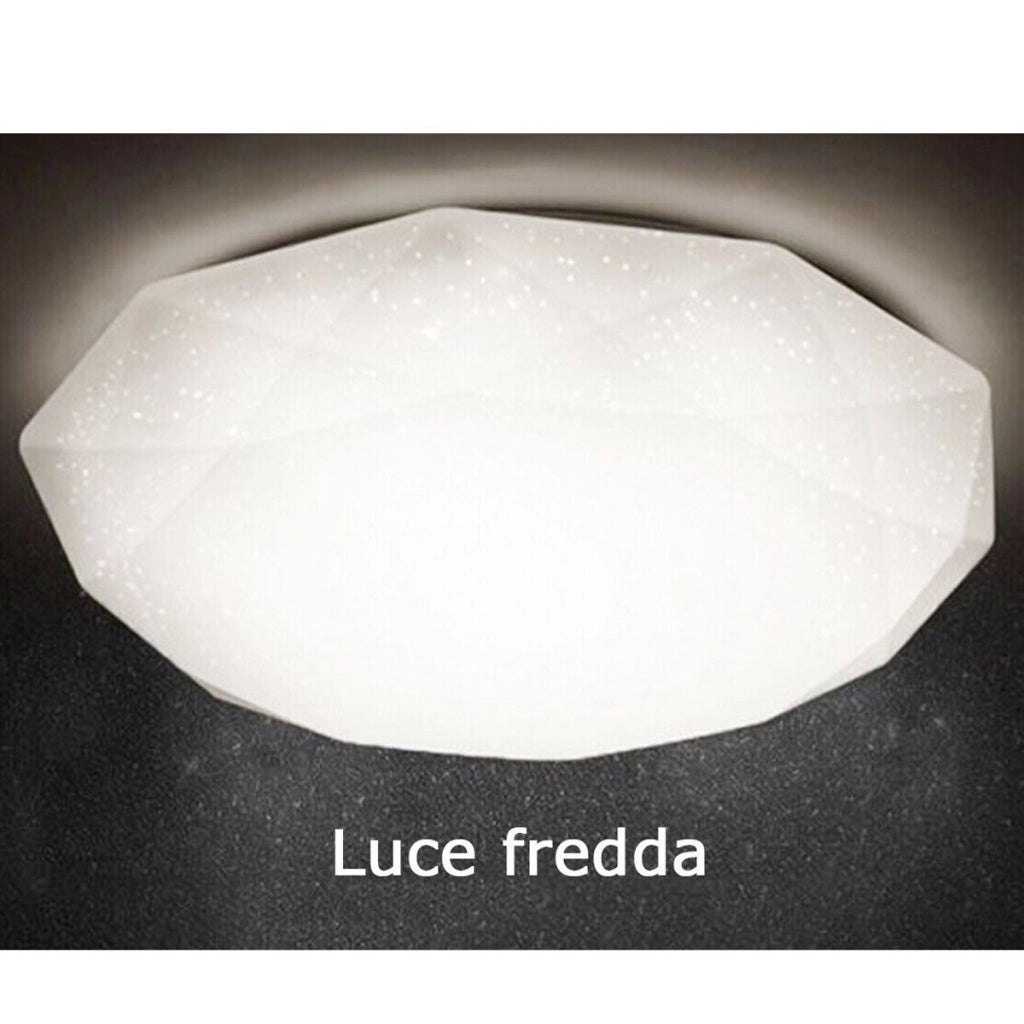 PLAFONIERA LED 55W LUCE FREDDA DIAMANTE EFFETTO CIELO STELLATO APPLIQUE BTL-804