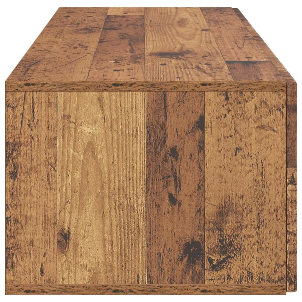 Mobile Porta TV da Muro Legno antico 98 x 41 x 30 cm