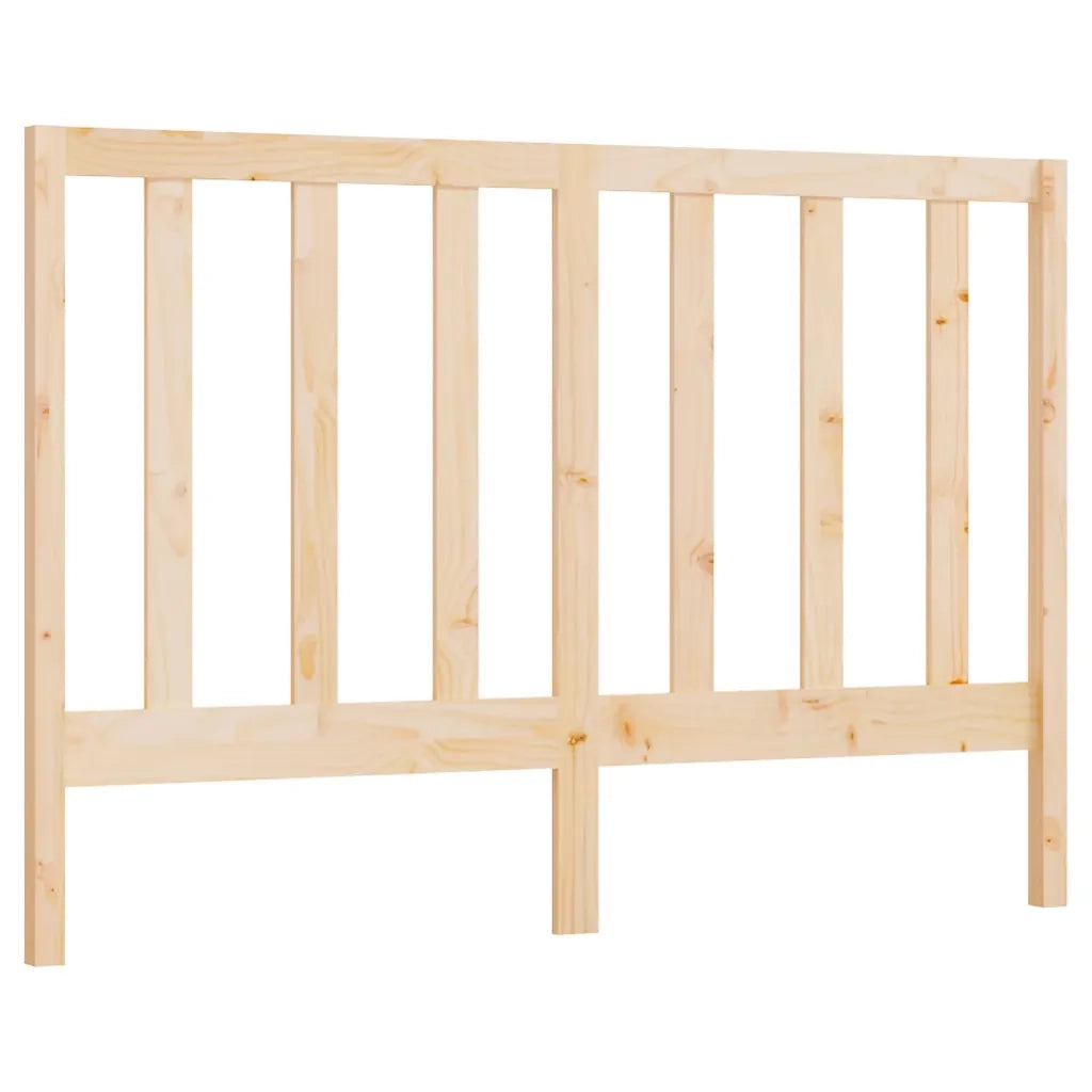 Testiera per Letto 141x4x100 cm in Legno Massello di Pino