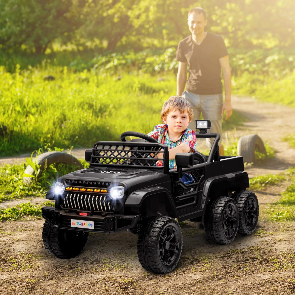 Auto elettrica per bambini ¨C zephmum ¨C 122x62.5x65 cm nero