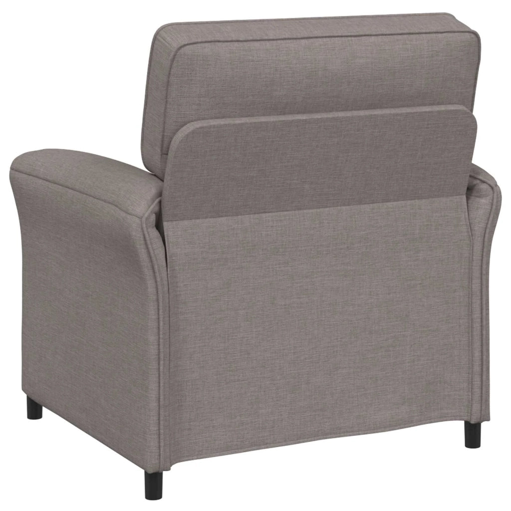 Set di divani 2 pz Tortora Tessuto 3424849