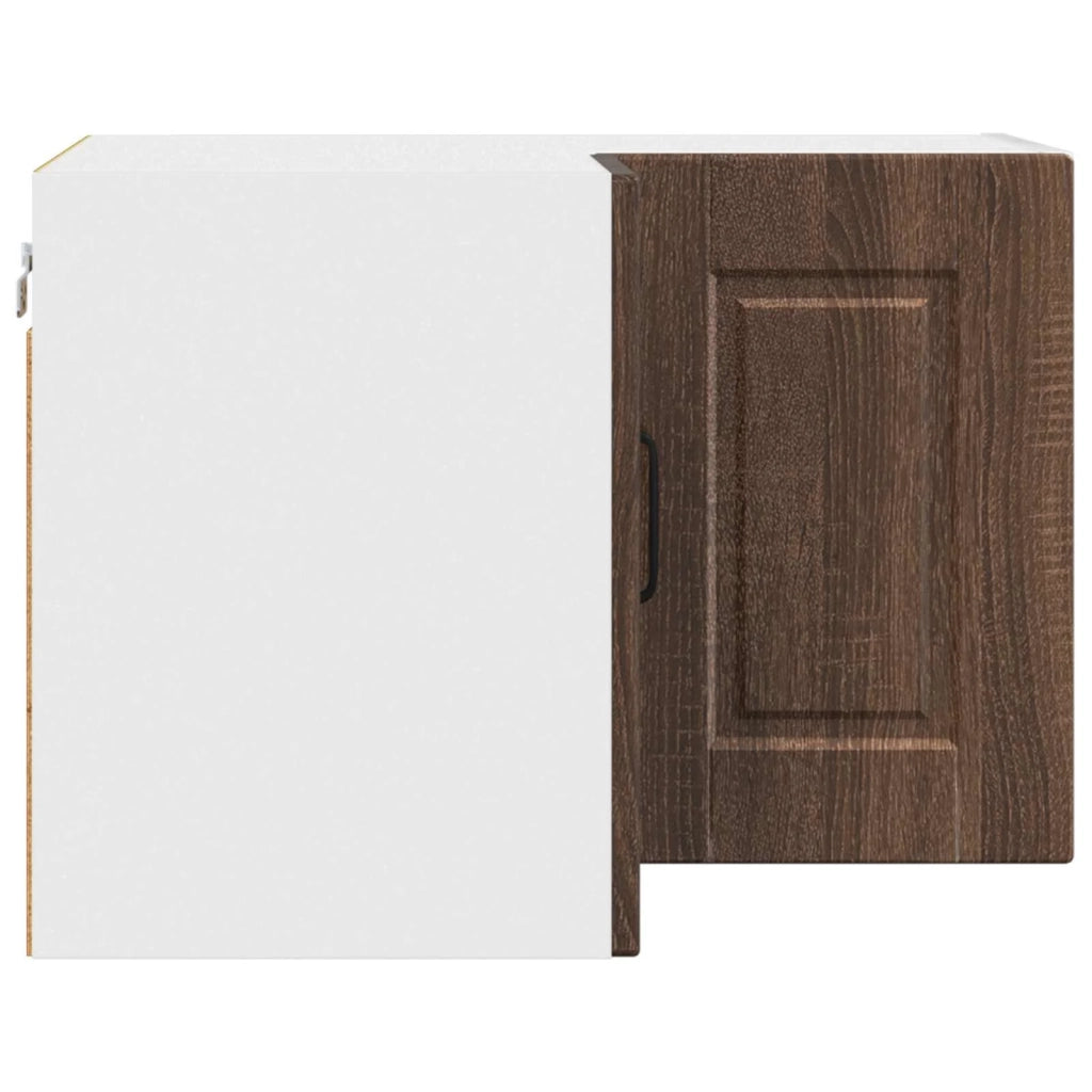 Mobile angolare per parete PORTO Rovere Marrone 57 x 57 x 40 cm