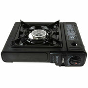 Trade Shop - Fornello Portatile Da Campeggio A Gas Cucina Viaggio Camping Con Valigetta -