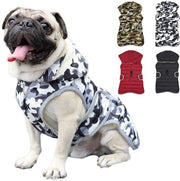 Impermeabile per cani - Giacca calda per cani - Cappuccio rimovibile - Riflettente - Resistente al freddo - Piumino morbido - Abbigliamento per cani