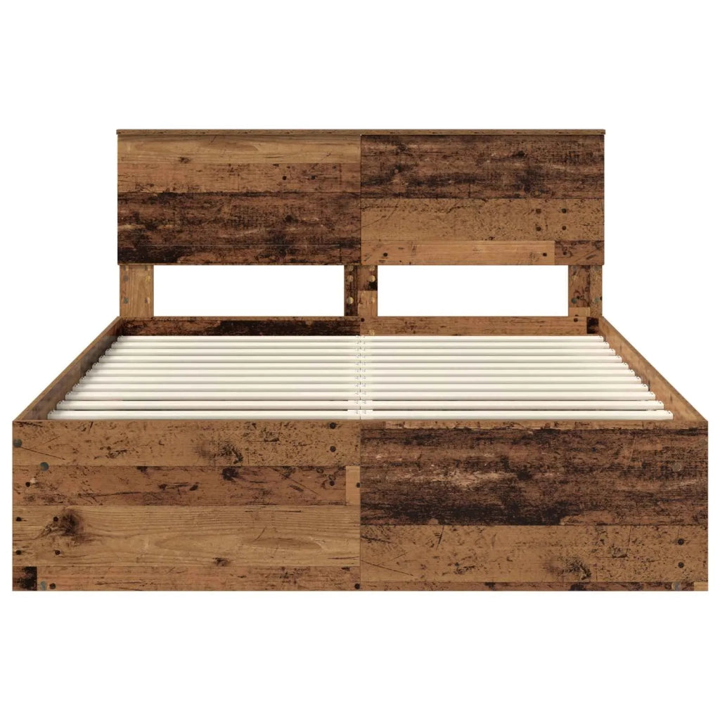 Struttura del letto Legno vecchio 140 x 190 cm Pino massello 3410607