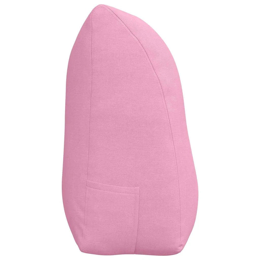 Cuscino per Schiena Rosa 100 x 24 x 50 cm Tessuto