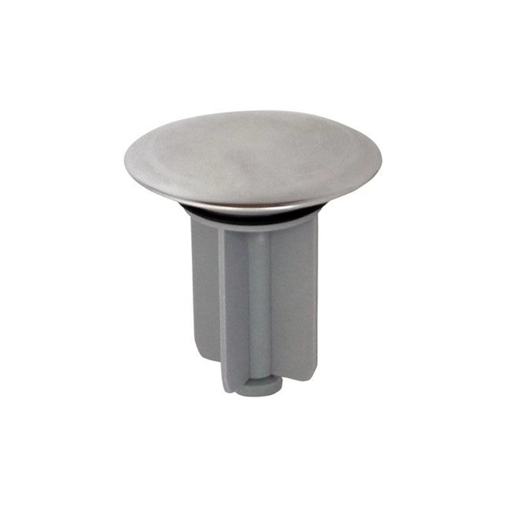 Tappo grande in ottone cromato per scarico automatico con piletta da 1 1/4