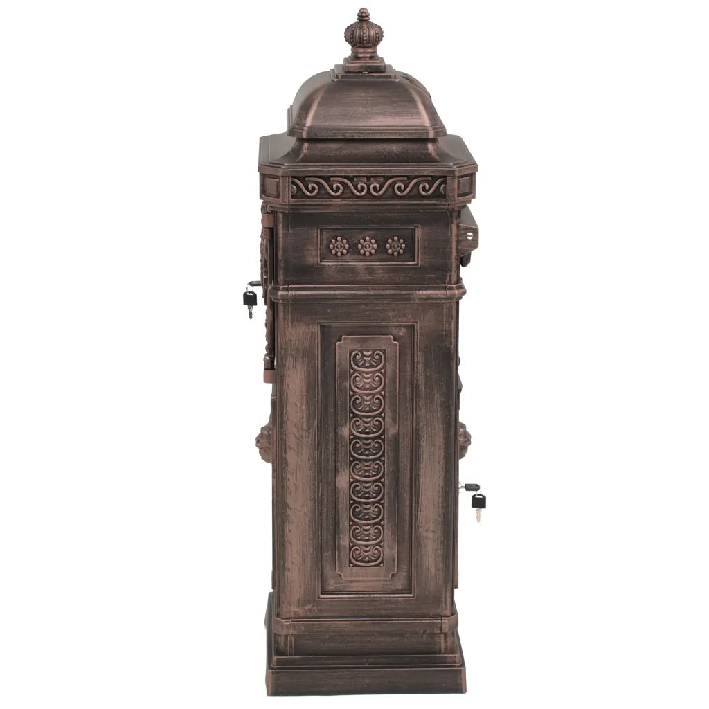 Cassetta della Posta in Alluminio Inossidabile Vintage Bronzo CFW1753205