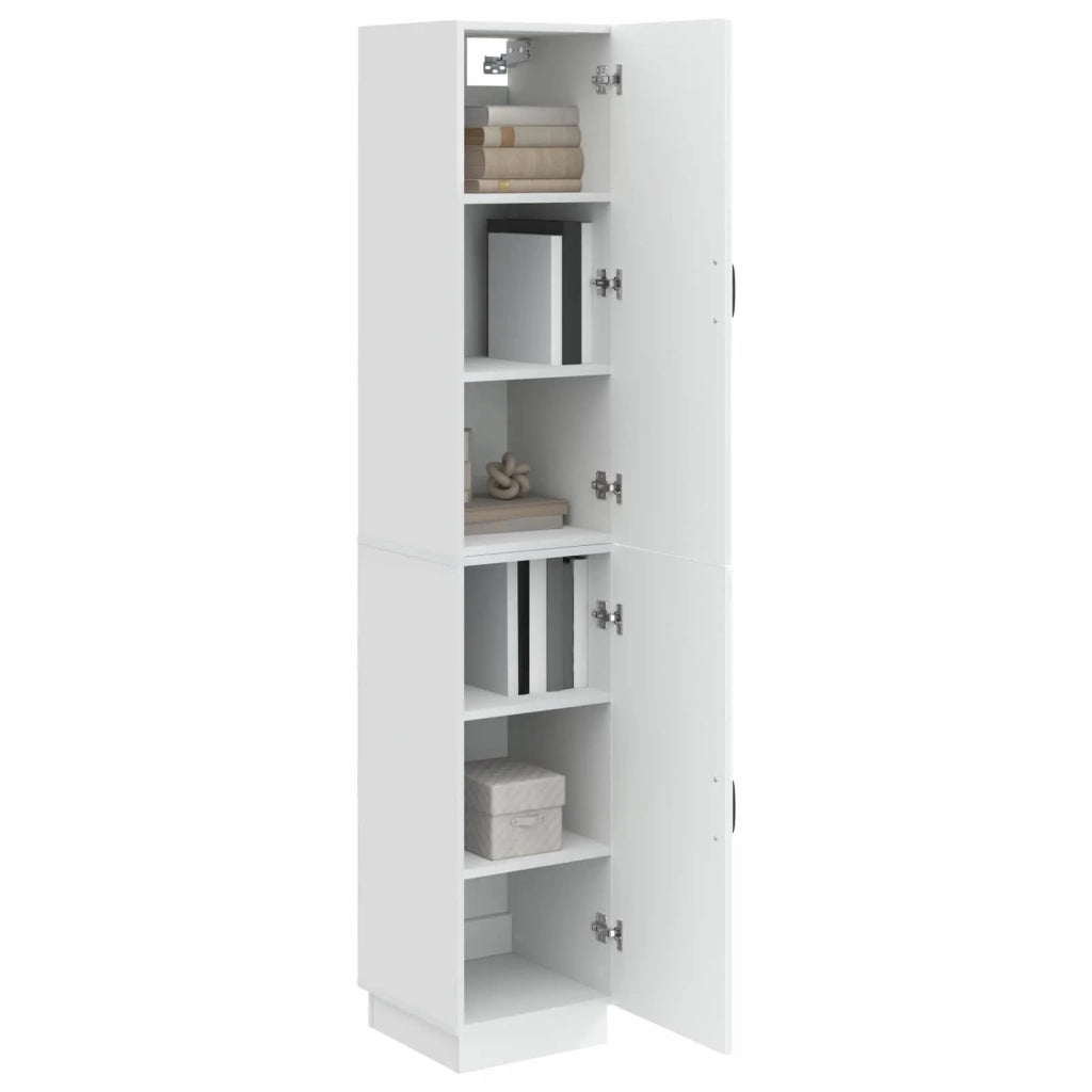 Set di armadi 2 pcs Bianco Lucido Legno ingegnerizzato 3416794