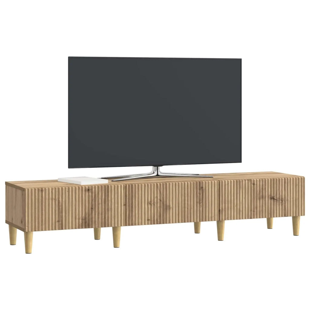 Mobile TV con cassetto Rovere Artigianale 147 x 34,5 x 30 cm 894714