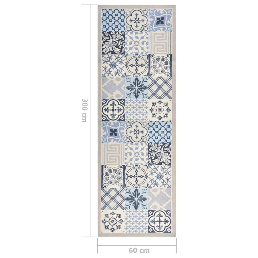 Tappetino da Cucina Lavabile-Tappeto da Cucina Mosaico 60x300 cm