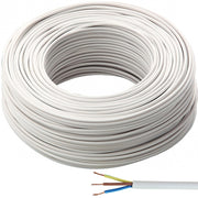 Trade Shop - Cavo Matassa 50 Mt Bobina Gommato Tripolare 3 Fili Poli Schermato 3x1.0 Ignifugo -