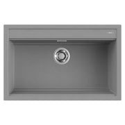 Lavello Elleci Incasso 1 vasca 79x51 Best 130 Granitek Grigio Cemento LGB13048