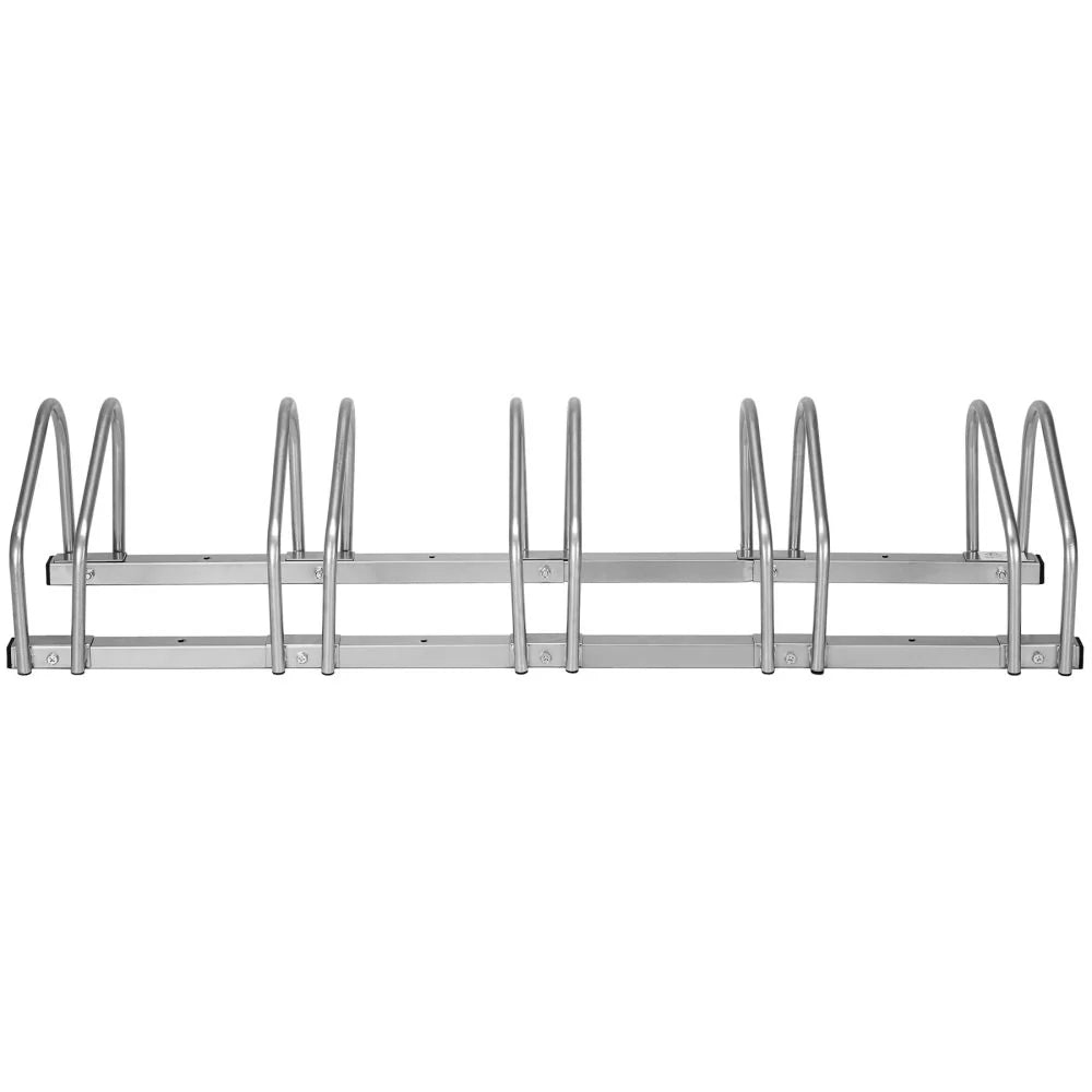 Sistema di supporto per rastrelliere per biciclette rastrelliera inclinabile per 5 biciclette pratico garage da montare a pavimento o a parete acciaio 3408210