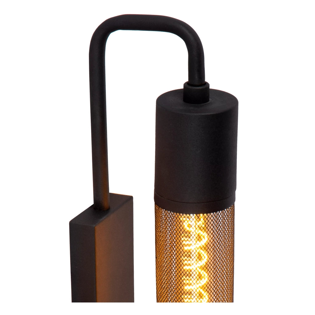 Applique da parete moderna CALIXT nera 1xE27 25W Lucide
