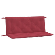 Cuscini per Panca 2 pz | Cuscini per sedie Rosso Vino 120x50x7 cm in Tessuto Oxford