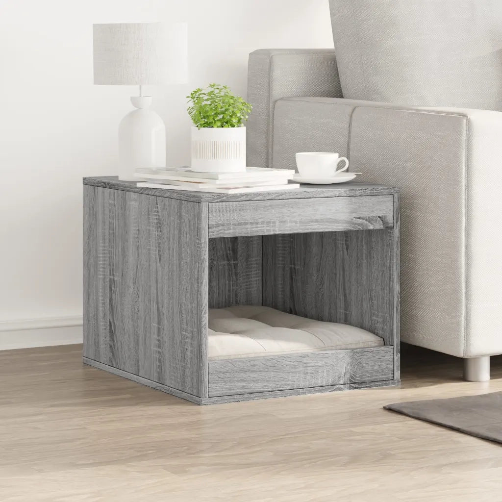 Recinto Lettiera Gatti Grigio Sonoma 47x59x42 cm in Truciolato