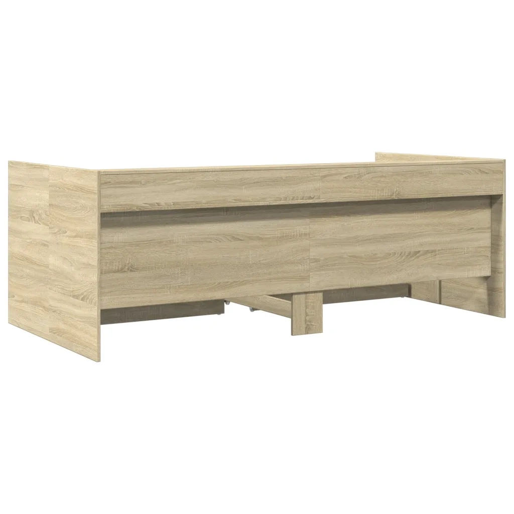 Divano Letto con Cassetti senza Materasso 100x200 cm