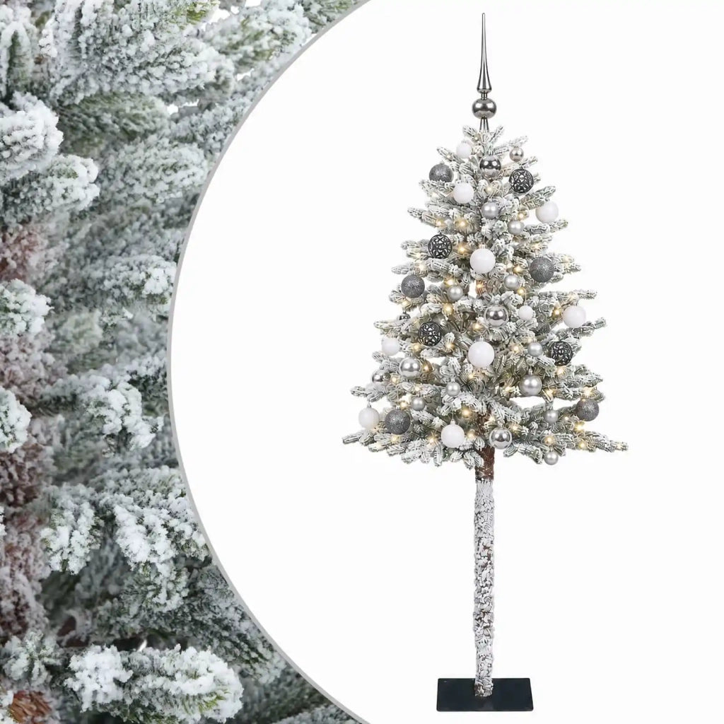 Albero di Natale Artificiale con Palline 150 cm 150 LED 3466182