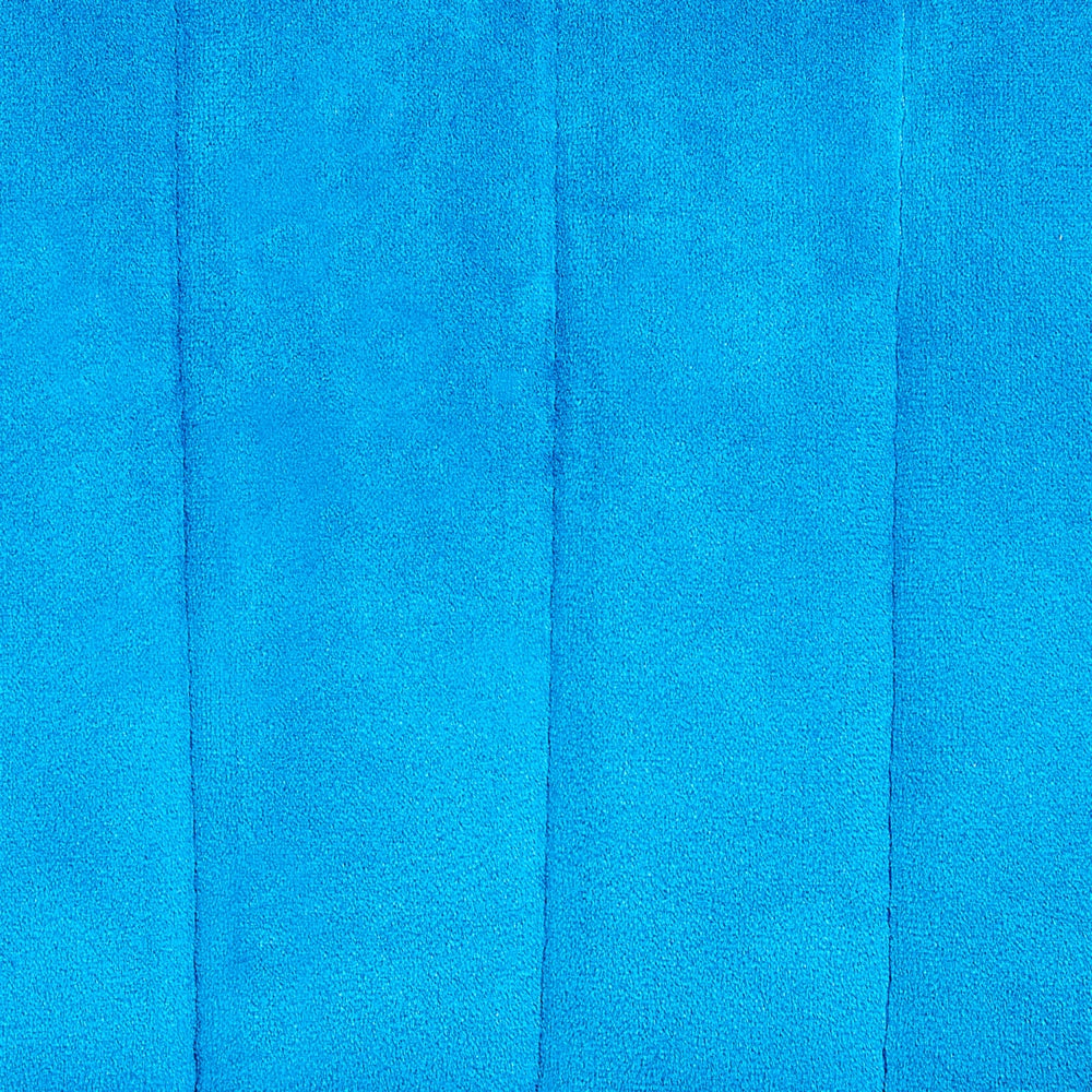 Sedia da ufficio velluto blu braccioli schienale intagliato gambe in metallo moderna industriale girevole con rotelle