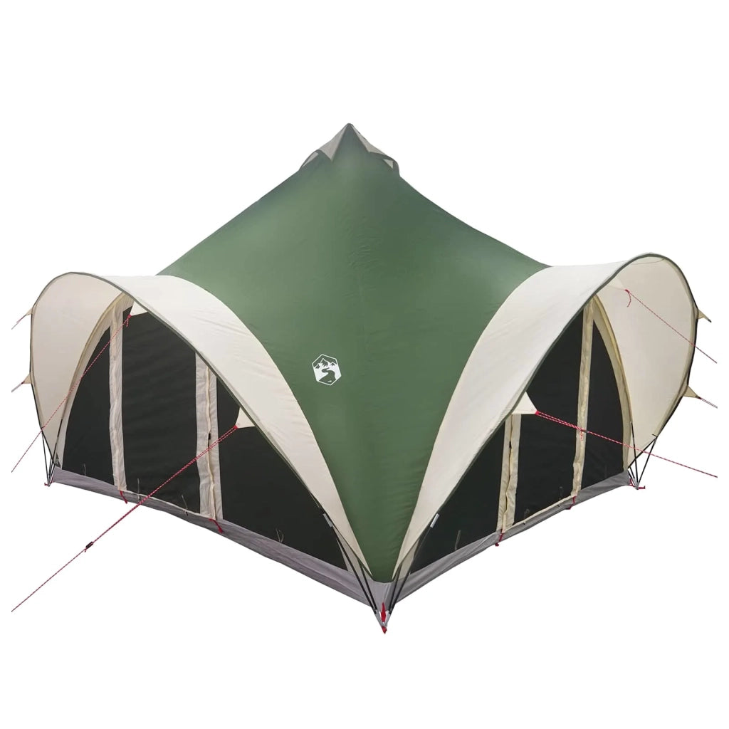 Tenda Tipi con tetto Verde 6 persone Poliestere e Acciaio 42028623