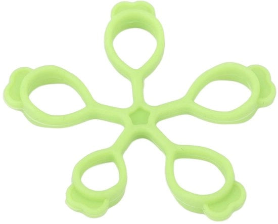 Aumentatore di forza per le mani con 5 fori - allungatore di dita in silicone - manico antiscivolo - miglioramento della muscolatura - aumento della flessibilità - materiale duraturo
