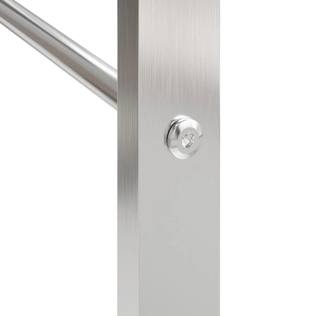 Portalegna 50 x 28 x 56 cm acciaio inox argento 02_0043716