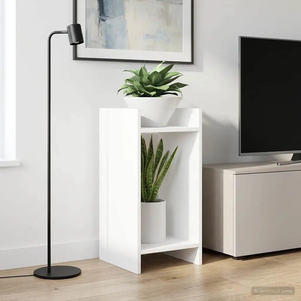 Supporto per piante Bianco 30 x 30 x 60 cm Legno ingegnerizzato