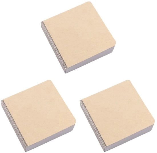 Set di schizzi portatile - 3 pezzi - Quaderno di schizzi artistici - 58 pagine - 200 g/m² - 8 x 8 cm - Quaderno di note a olio