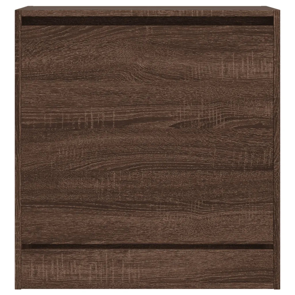 Scarpiera-Scaffale per scarpe Rovere Marrone 60x34x63,5 cm in Legno Multistrato